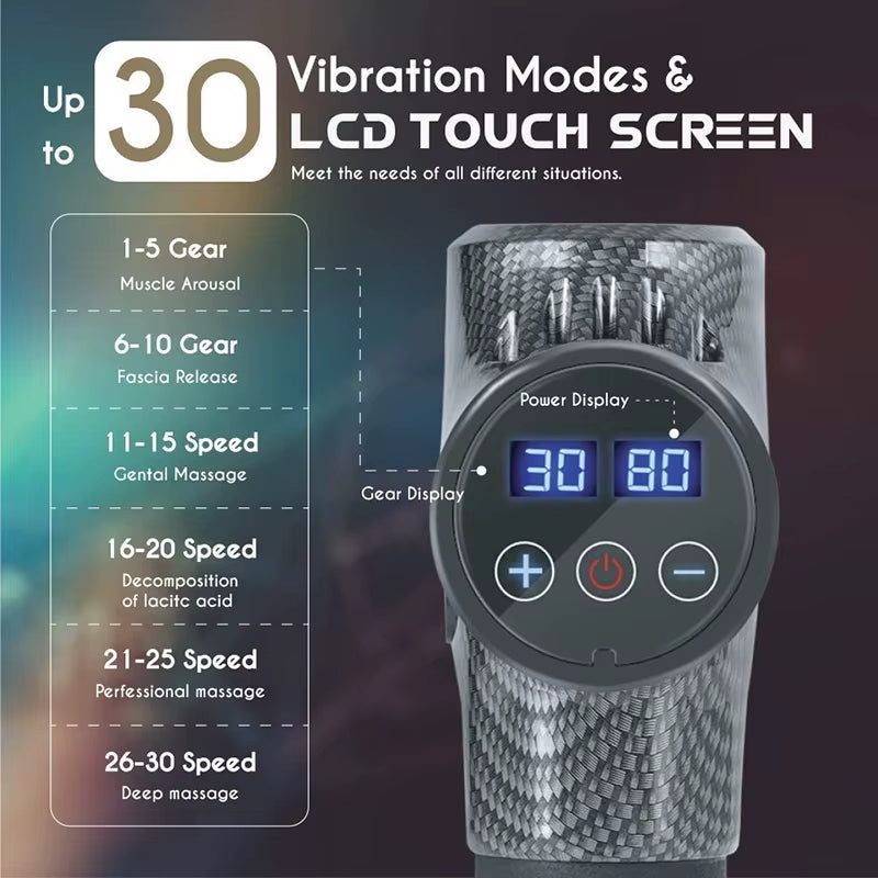 Massage Gun With LCD